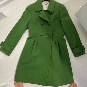 JCrew green peacoat